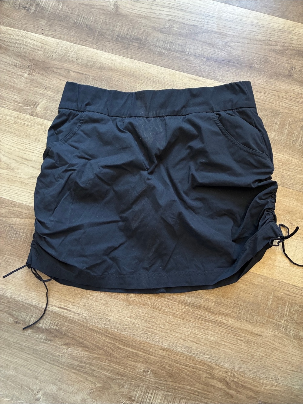 Black Columbia Drawstring Active Skort